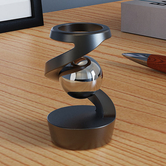 Gravity Defying Kinetic Desk Toy Desktop Suspended Gyroscopes Solid for Adults