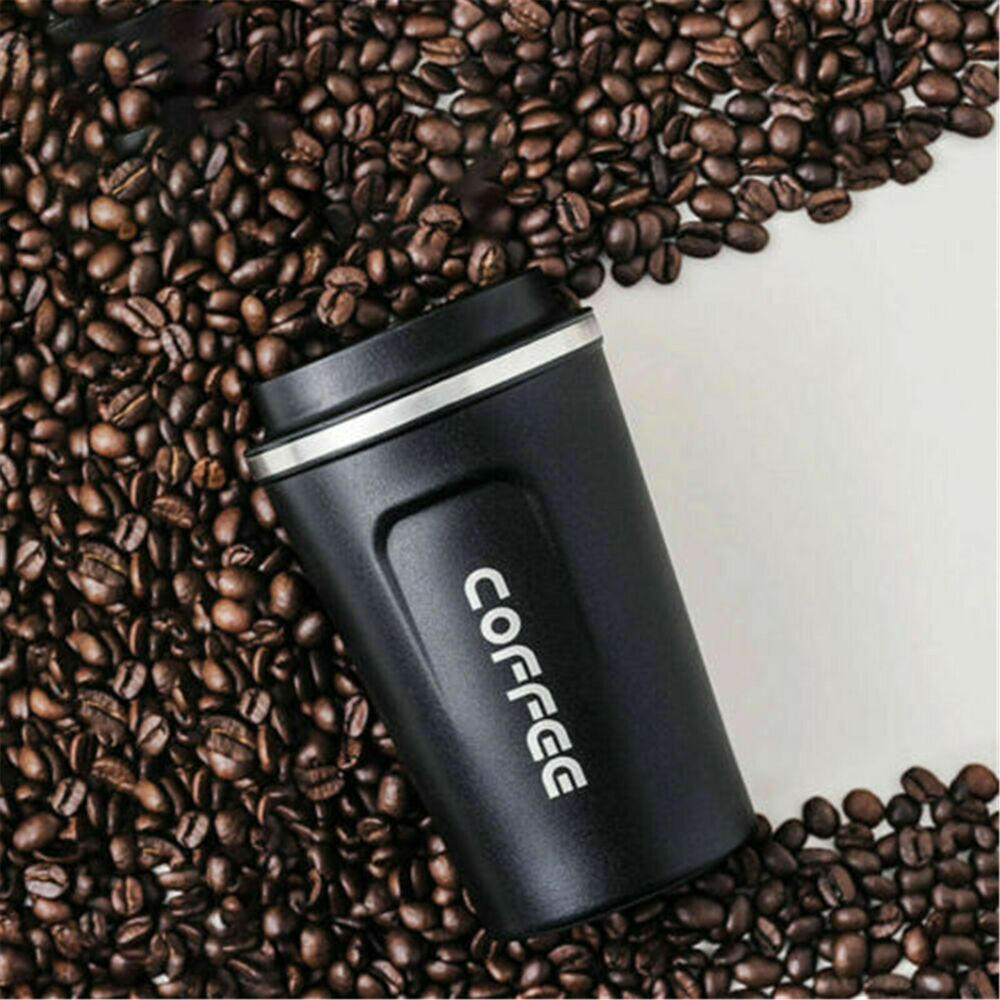 Insulated Reusable Coffee Mug Vacuum Travel Cup Thermal Stainless Steel Flask