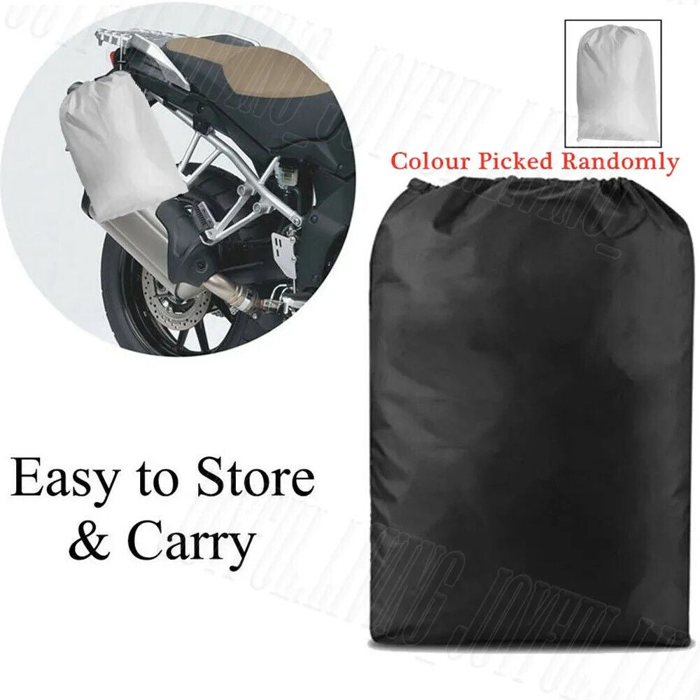 Waterproof Outdoor Motorcycle Motorbike Cruiser Scooter Motor Bike Cover Storage