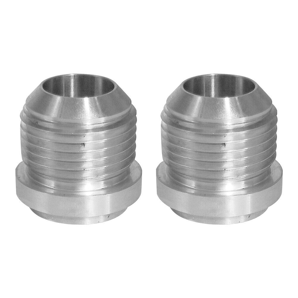 2x AN12 Male Aluminium weld on JIC bungs fitting -12AN JXSS032-12-A