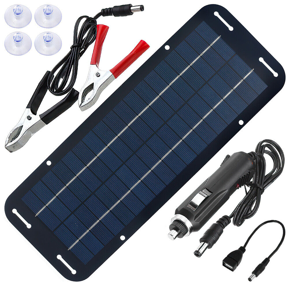 30W Watt Solar Panel Kit Trickle Charger 12V Battery Charger for RV Boat Car