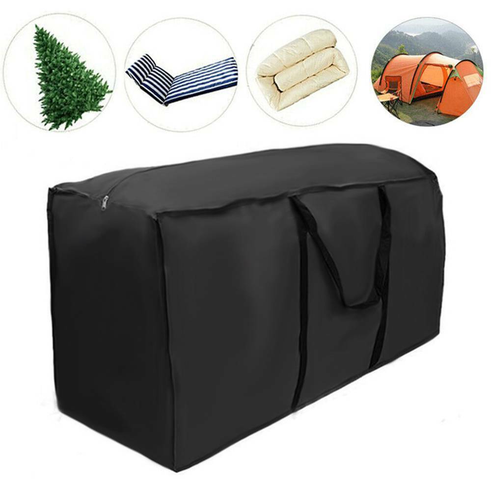 Outdoor Storage Bag Black Waterproof Extra Large Christmas Cushion Tree Xmas丶