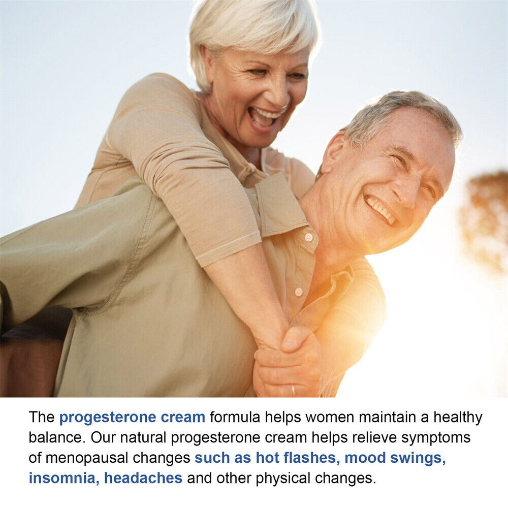 Progesterone Cream for Menopause Relief Bio-identical Balance Healthy Therapy #