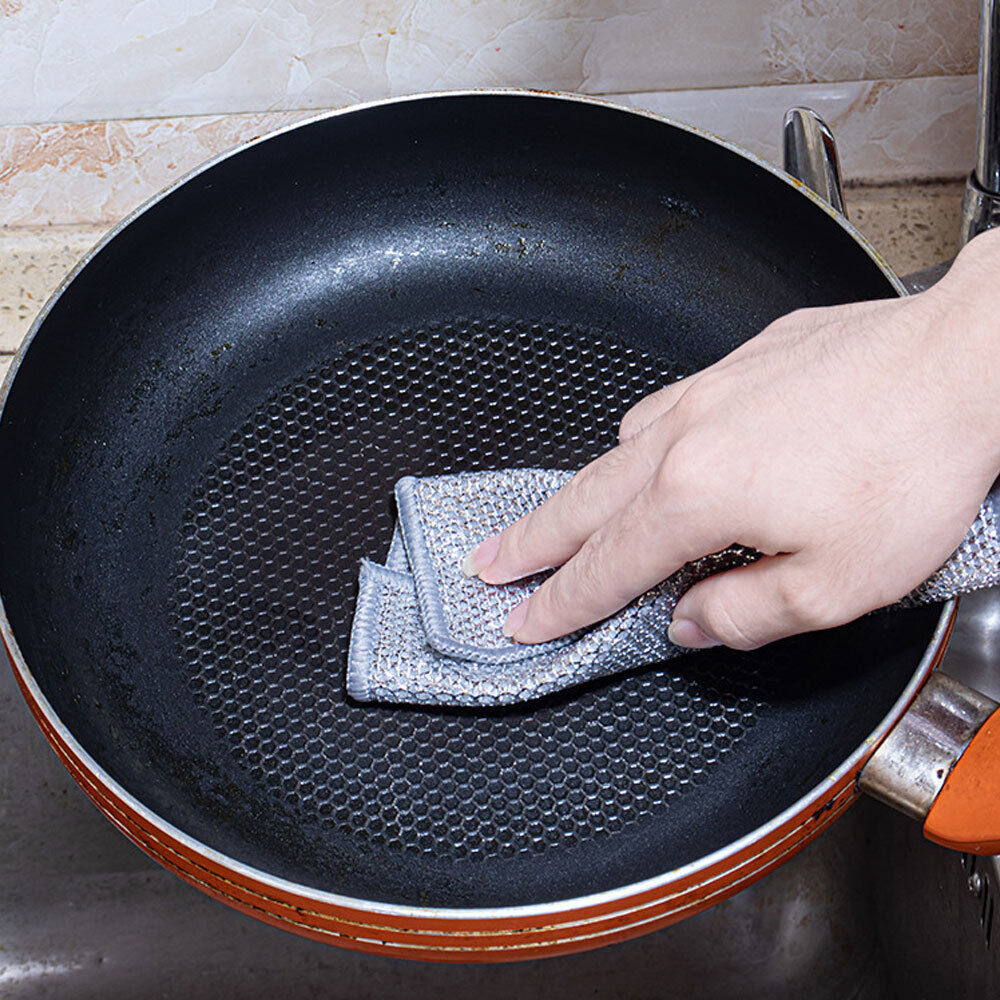 Multipurpose Wire Dishwashing Rags Scouring Washing Cloth for House Kitchen