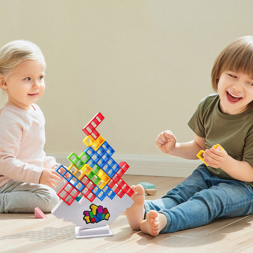 Tetra Tower Balancing Stacking Toys,Board Games for Kids & Adults Games #T