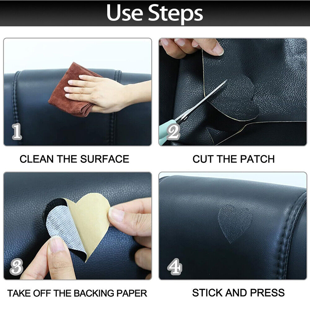 Leather Repair kit Self Adhesive Patch Sticker Couch Handbag Sofa Seat Suitcase