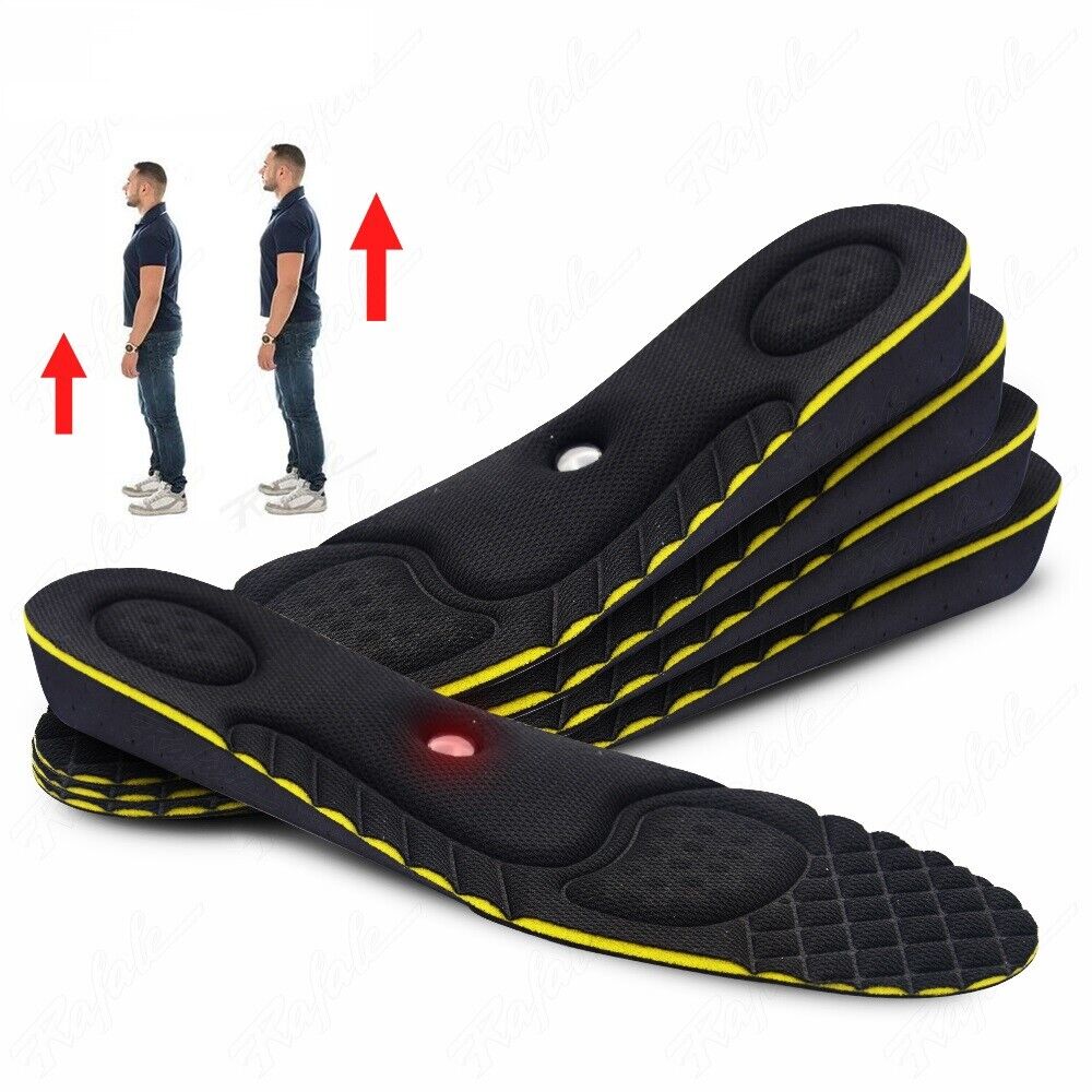 Memory Foam Insoles Inner Sole Insert Air Cushion Foot Shoe Pads Height Increase