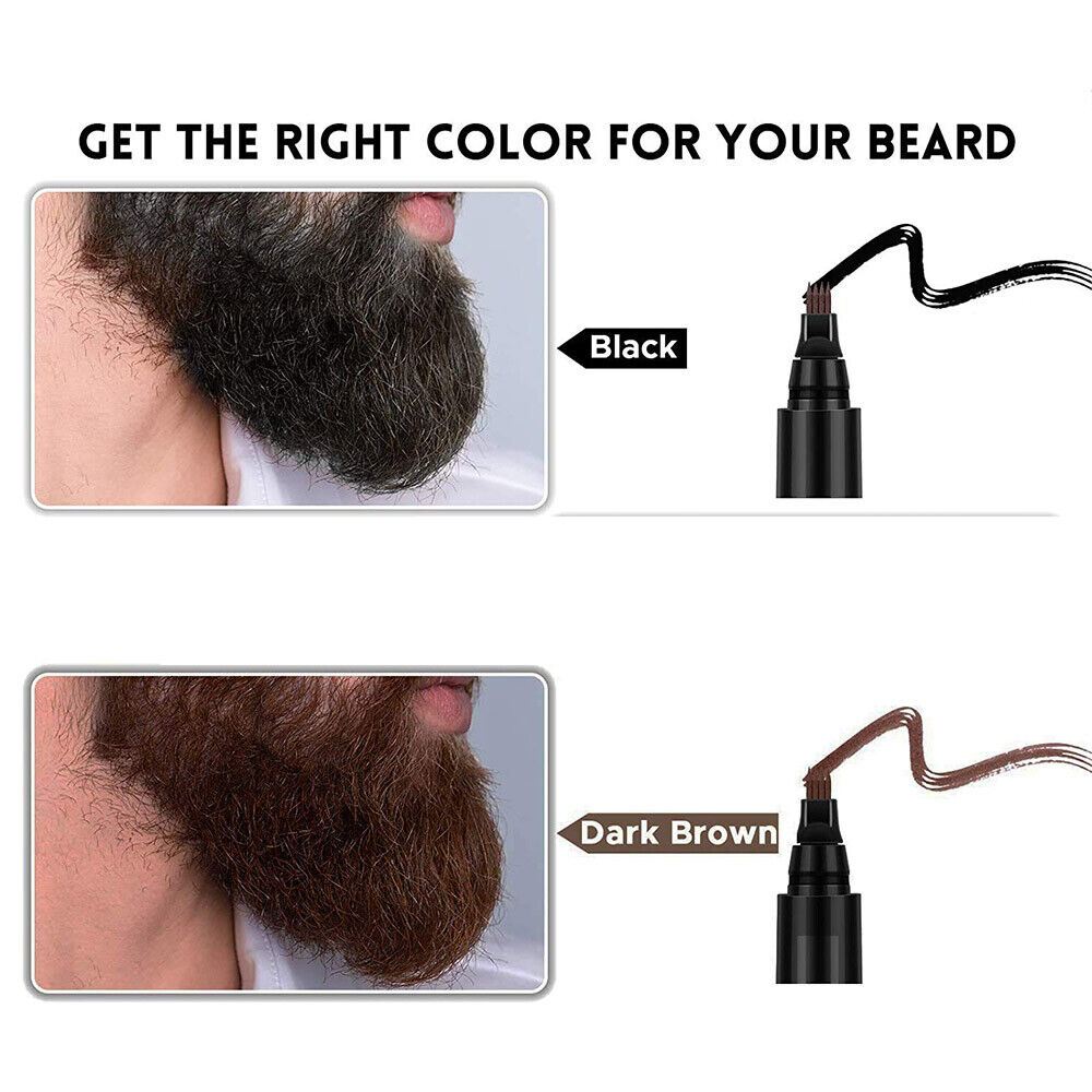 Hair Beard Filler Pen Beard Camouflage Hair Grower Beard Fr Men With Beard Brush