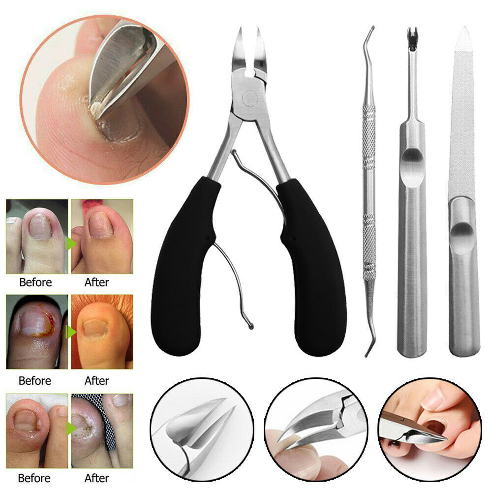 Medical-Grade Toenail Clippers Podiatrist's Nippers for Thick and Ingrown Nail