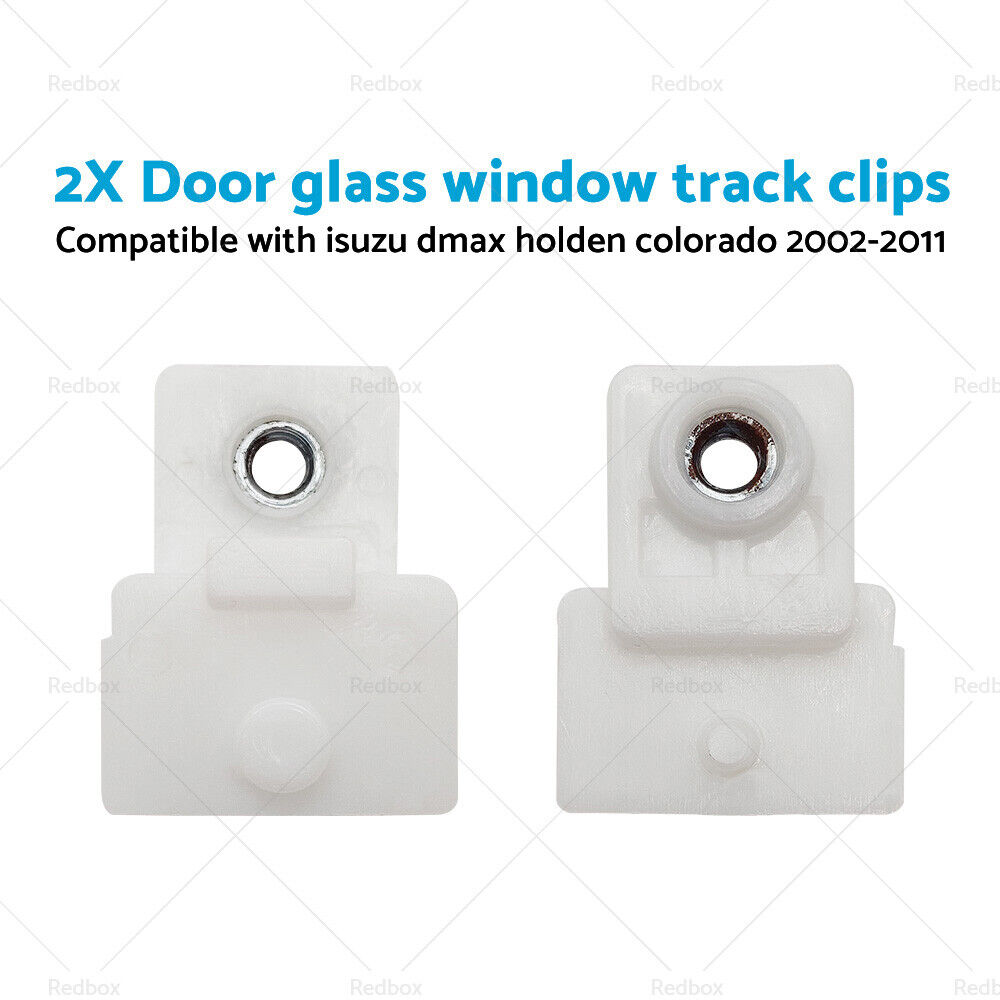 1 Pair Door Window Glass Track Clip for Isuzu D-Max Holden Colorado Rodeo 02-19