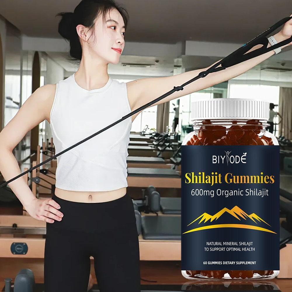 Shilajit Gummies Pure 100% Himalayan-Organic Shilajit Resin Natural Supplement