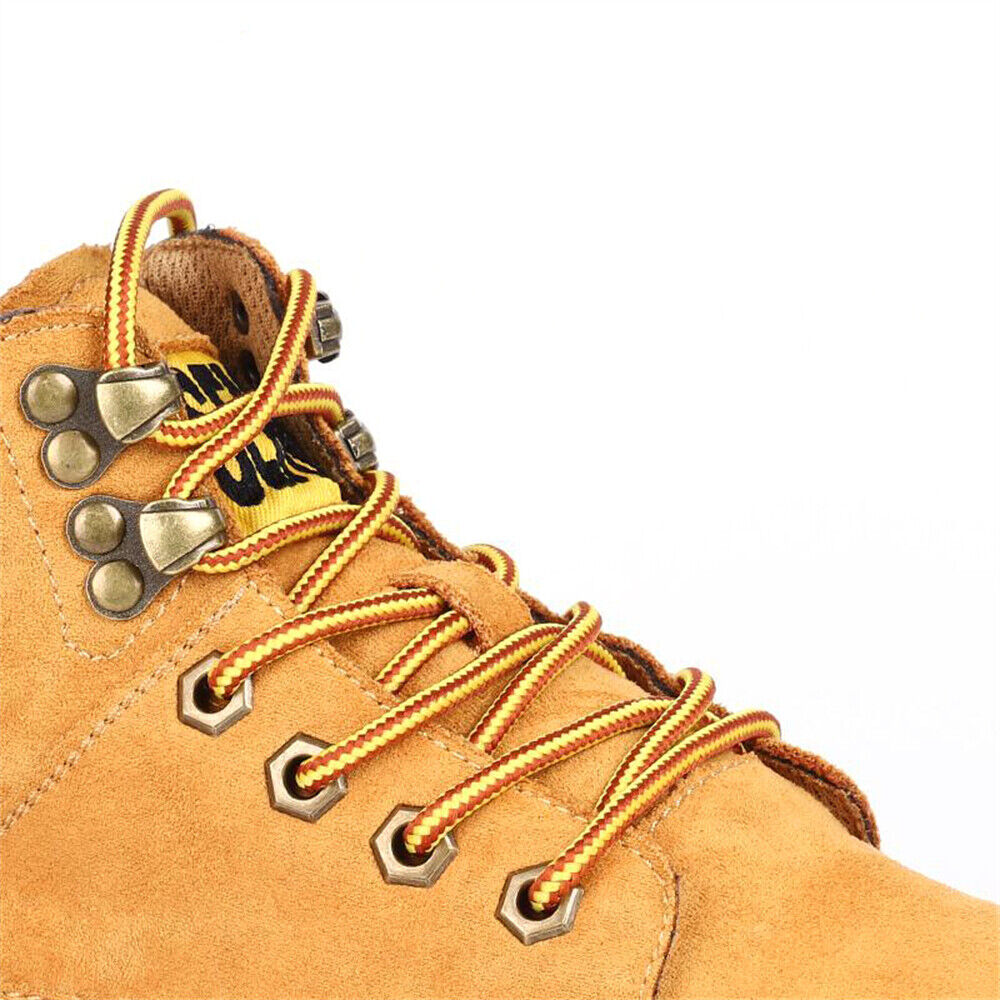 TWO TONE Bootlaces Shoelaces Sneakers Hiking Casual Shoes Work Boot Laces Cotton