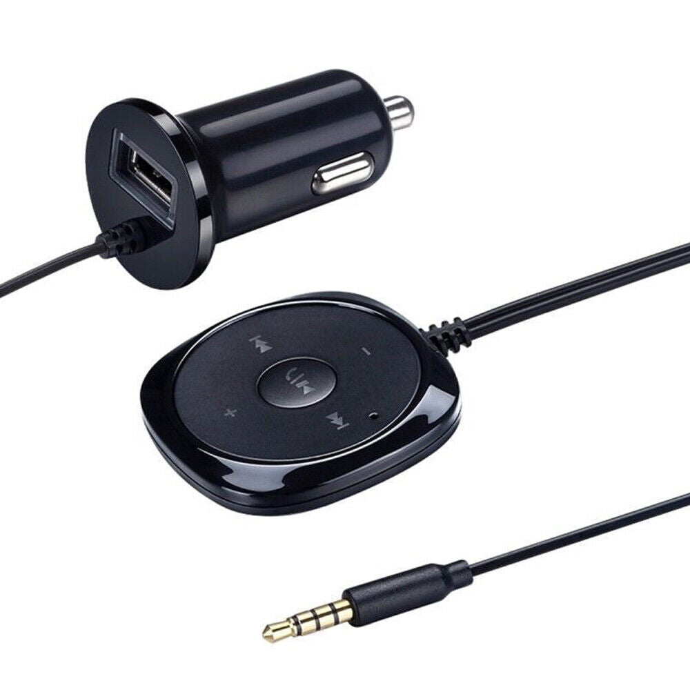 USB Charger 3.5mm Bluetooth Receiver BT to Aux Adapter Car Audio Kit with Dongle