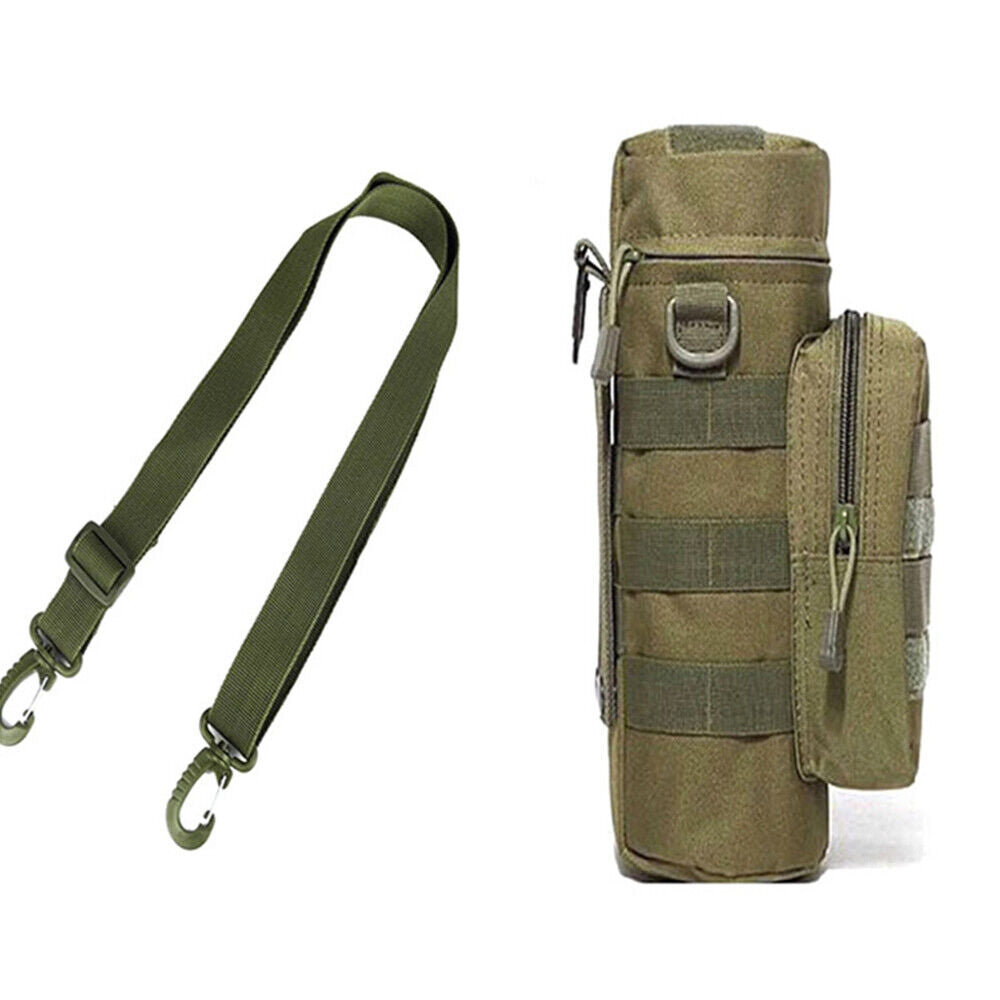 Kettle Bag Tactical Molle Water Bottle Holder Pouch Outdoor Adjustable KettleBag