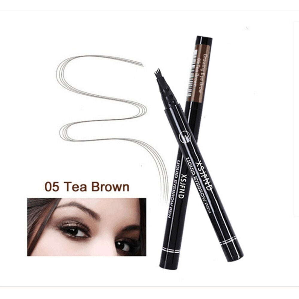 Microblading Tattoo Eyebrow Ink Pen Eye Brow Pencil Brow Enhancer Stencil NEW