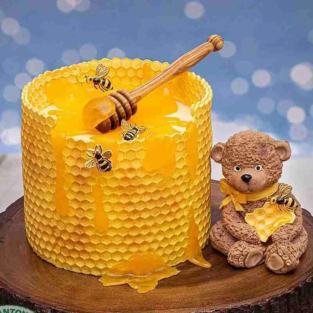 Bee Honeycomb Silicone Cake Fondant Sugarcraft Mold Chocolate Baking Moulds Tool