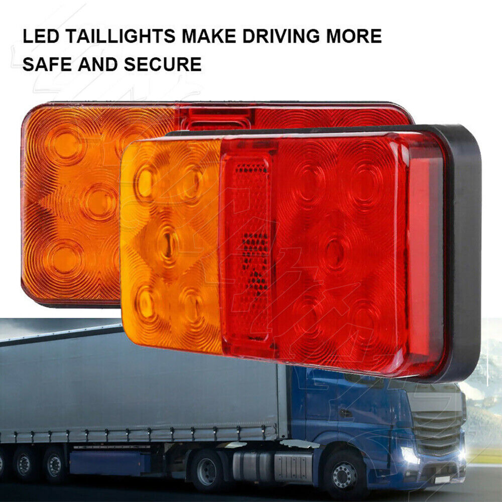 LED TRAILER TAIL LIGHTS TRUCK CARAVAN UTE BOAT Light SCREW Waterproof IP67