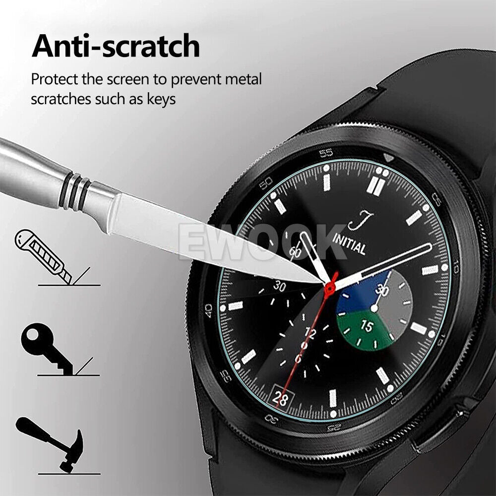 For Samsung Galaxy Watch 6 5 Pro 40/44/45mm Tempered Glass Screen Protector