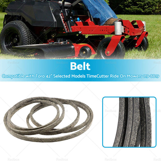 Belt Suitable For Toro 42" Selected Models TimeCutter Ride On Mowers 119-8819