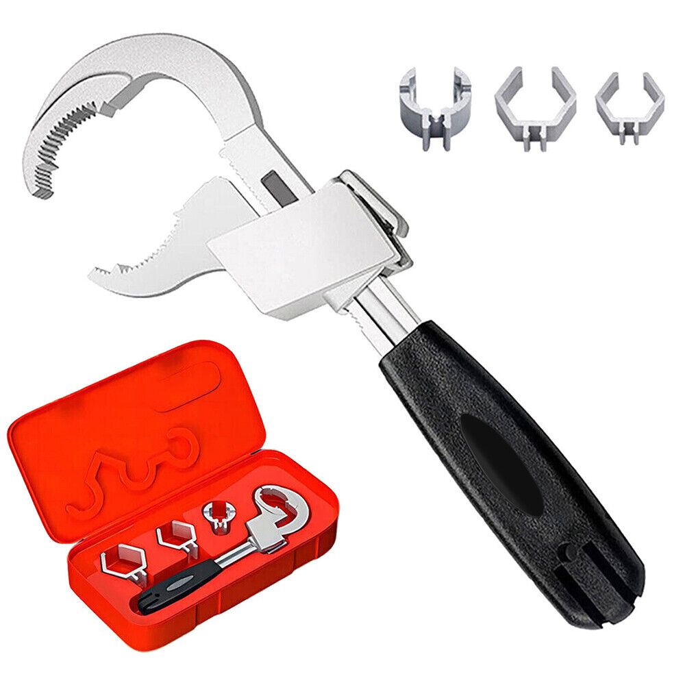 Multifunction Adjustable Double-ended Wrench Bathroom Water Pipe SpannersTool