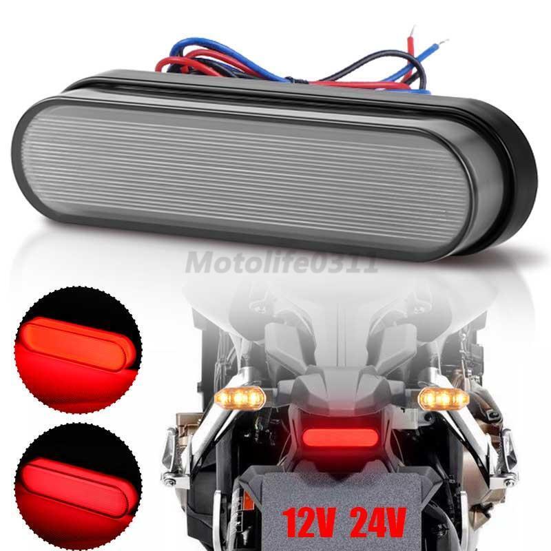 Universal Motorcycle LED Brake Stop Tail Light Rear Lamp For ATV UTV Dirt Bike