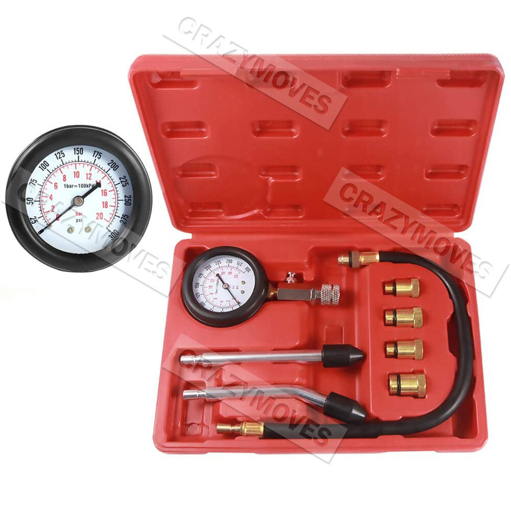 Petrol Engine Compression Tester Kit Tool Set For Automotives Motorcycle