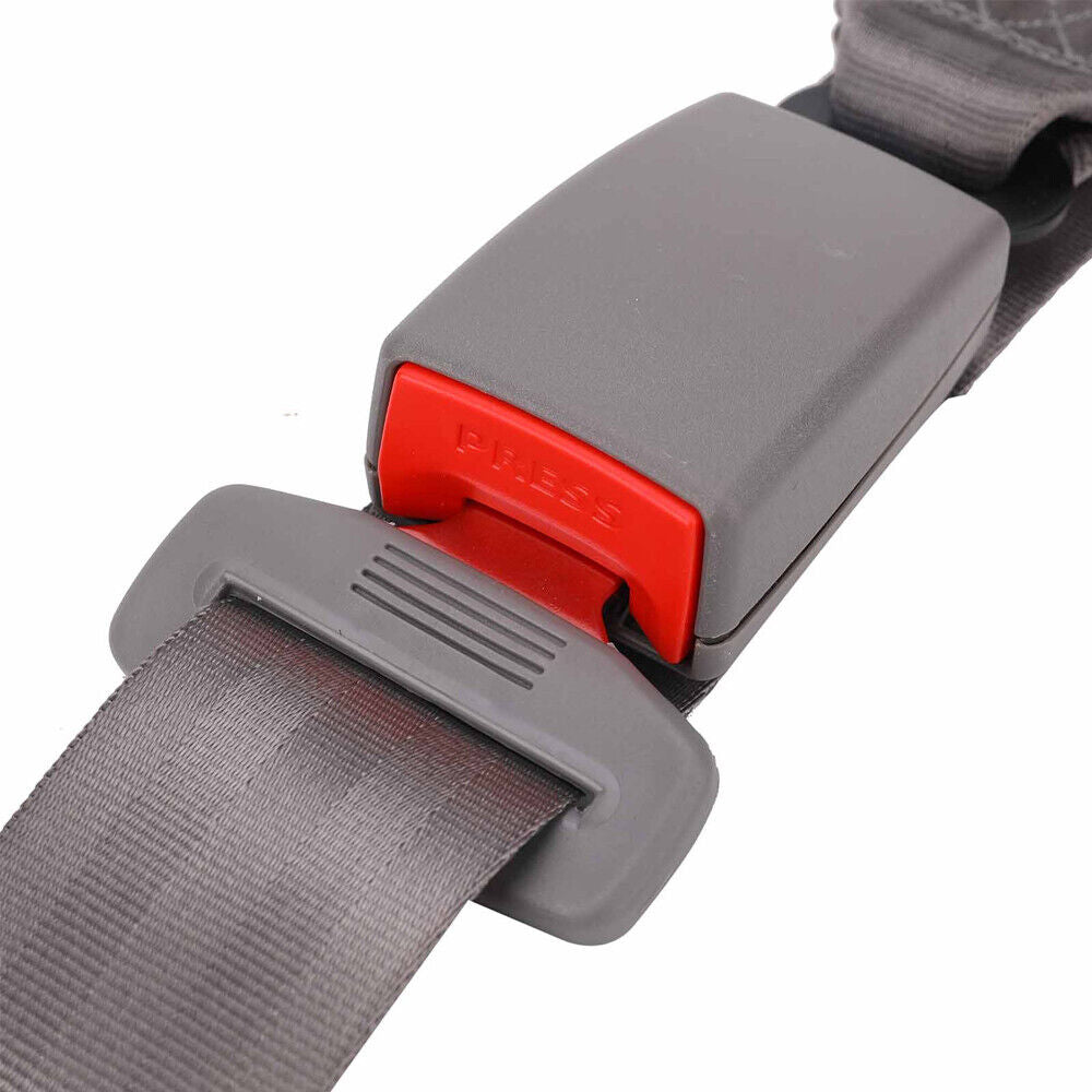 Universal 3-Points Safety Seat Belt Seatbelt Strap Retractor Grey Suit to Toyota