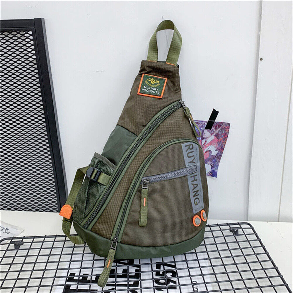 Men Chest Bag Shoulder Backpack Large Sling Cross Body Satchel Bag Outdoor NEW