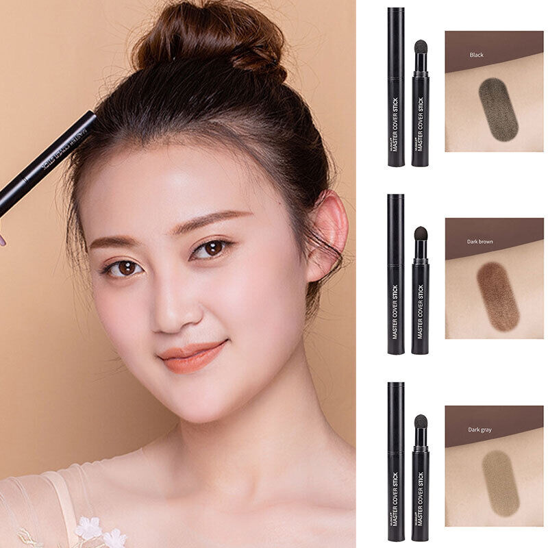 3x Hairline Concealer Pen Control Hair Root Edge Blackening Instantly Cover Up ！