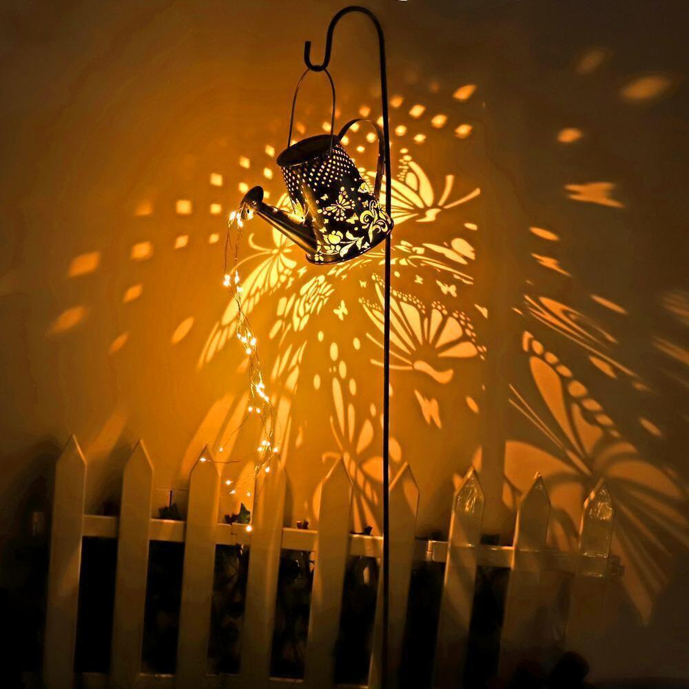 NEW Watering Can Lights Accessories Hanging Lantern Bracket String for Garden De