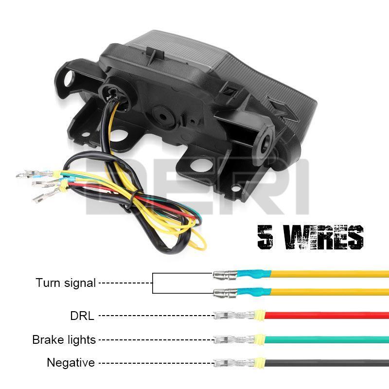 Integrated LED Tail Light Turn signal Blinker For Yamaha MT-07 MT07 2021 2022