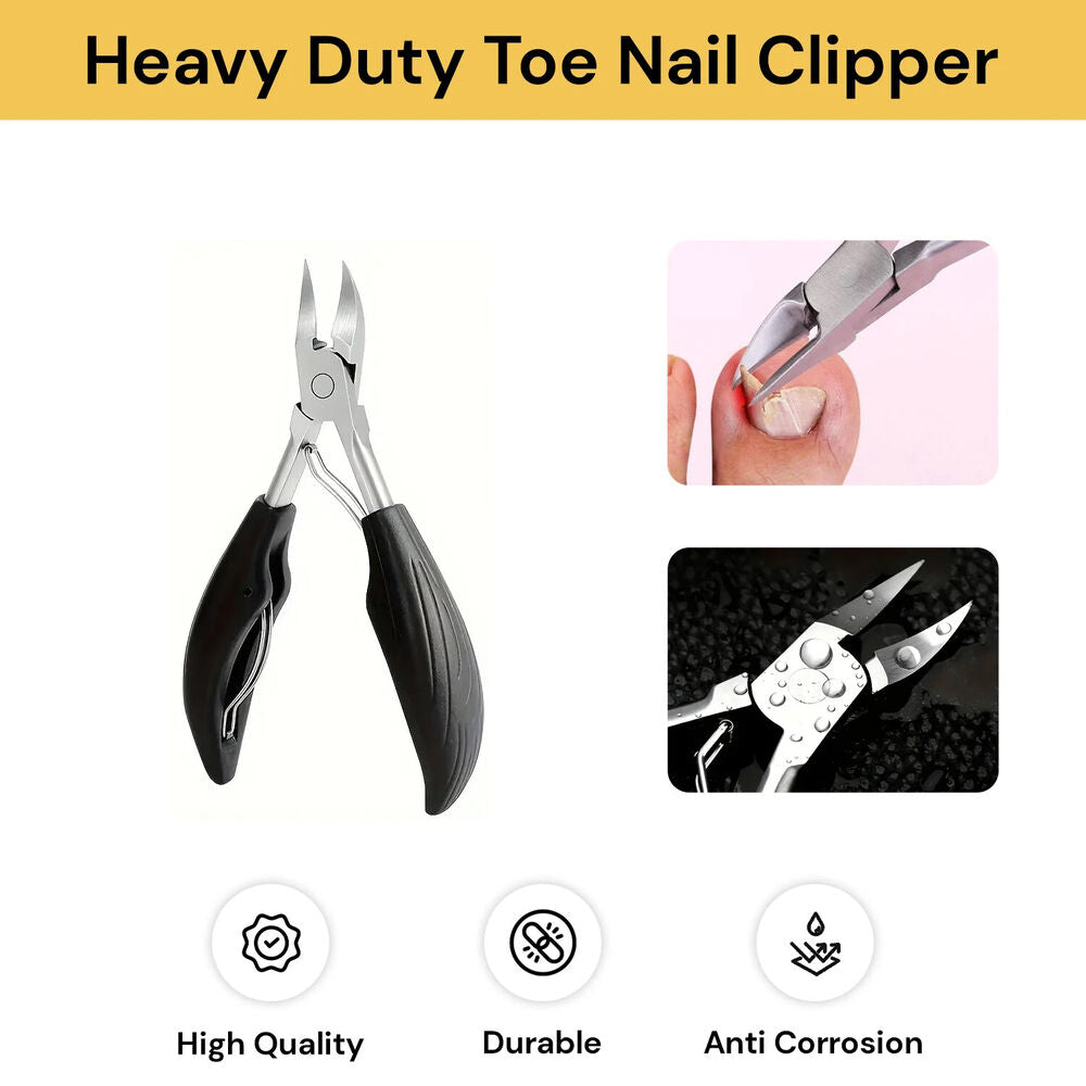 2x Toenail Clippers Large Heavy Duty Toe Nail Clippers For Thick or Ingrown Cutter