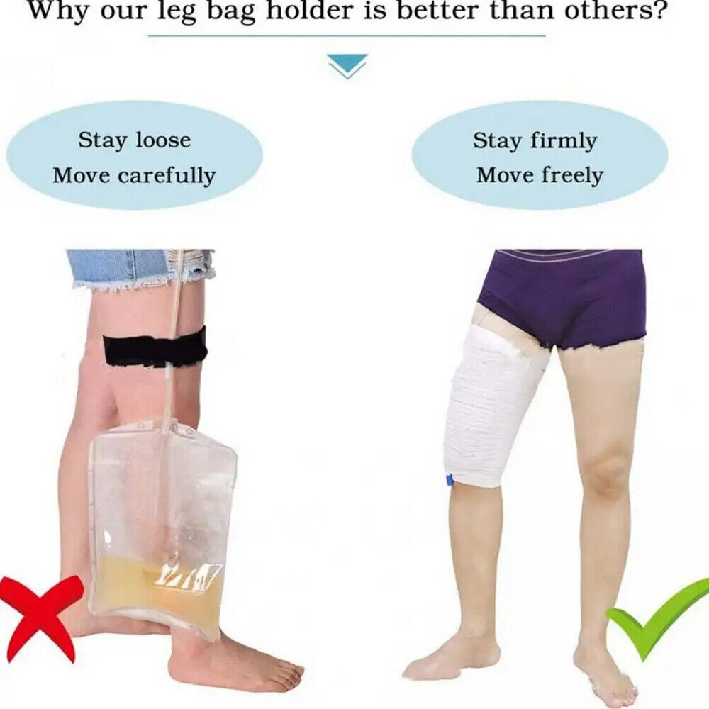 Urine Bag Holder Leg Sleeve S-XL For Urine Drainage Bags Strap Holder Urinary