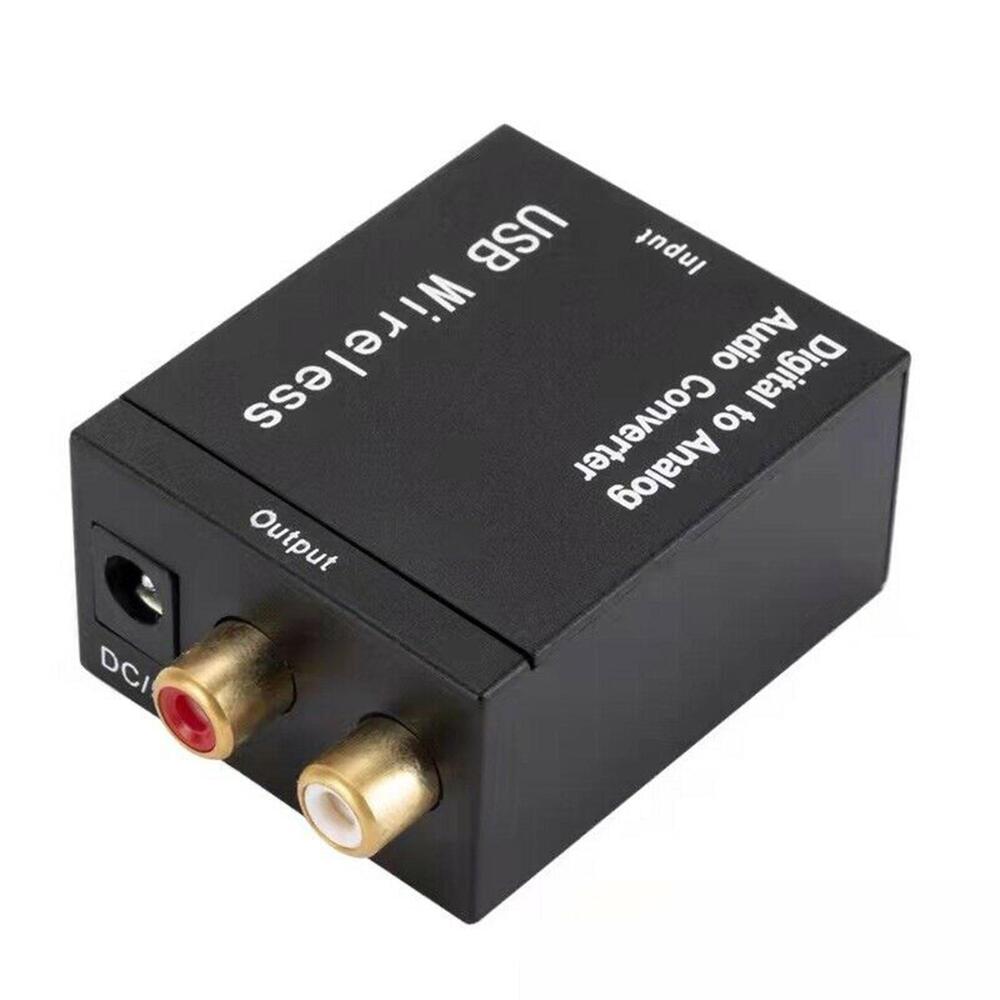 Optical Coaxial Toslink Digital to Analog RCA L/R Audio GX, Converter Q3J7