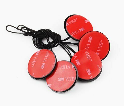 5X Insurance Tether Straps With 3M Sticker Mounting Kit For GoPro Hero 2 3 3+ 4