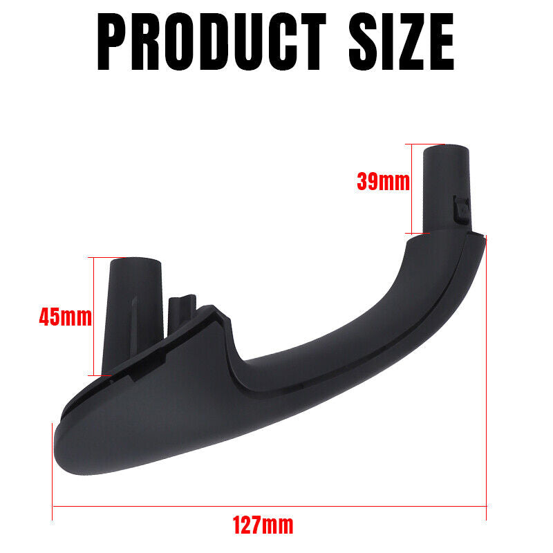 Front Right Interior Door Pull Handle Black For Mercedes-Benz W203 C-Class