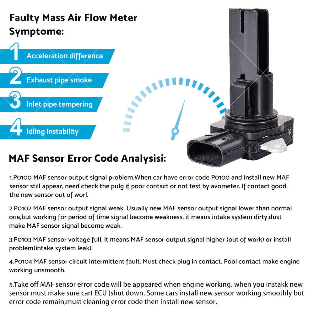 MAF Air Flow Meter AFM For 2008-2011 Impreza Forester WRX GT STI 22680-AA380