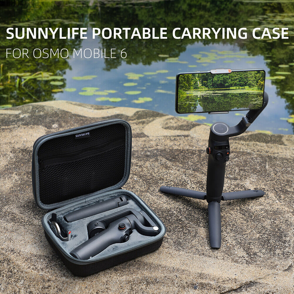 Hard Shell Carrying Case Large Capacity Protective Storage Bag for Osmo Mobile 6