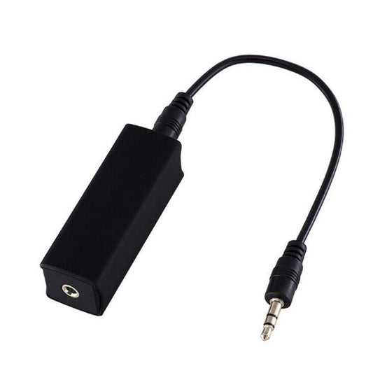 3.5mm Audio Ground Loop Isolator Cable Noise FilterKiller Car Accessory