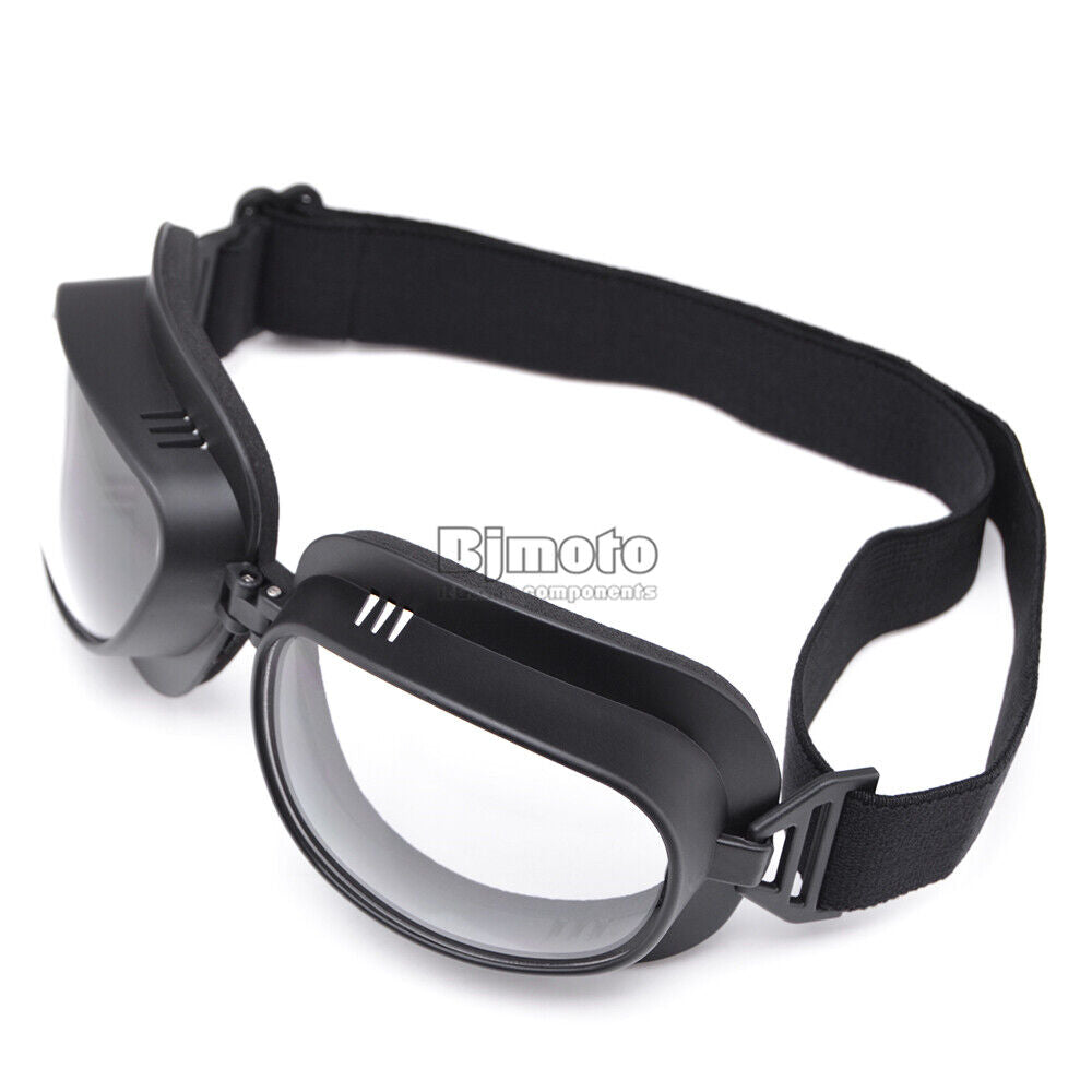 Motorcycle Riding Goggles Aviator Pilot For Harley Cruiser Chooper Scooter A1