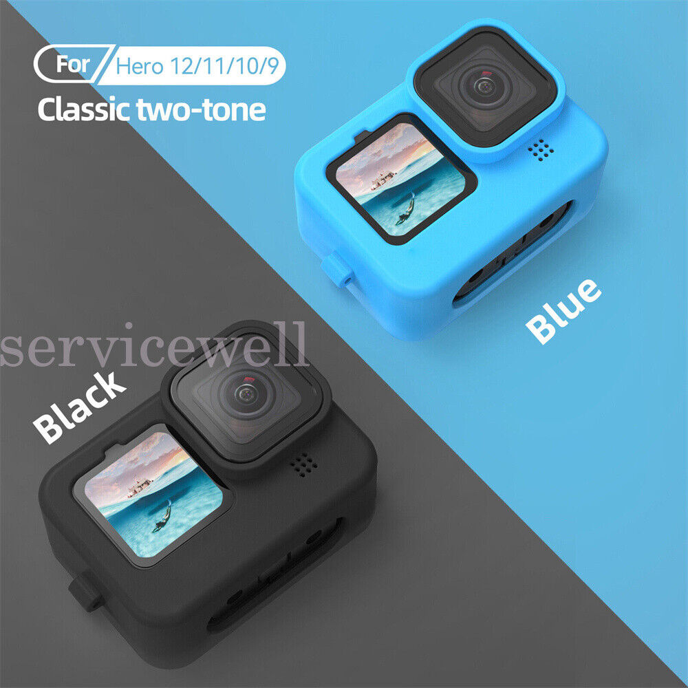 Silicone Case Anti-drop Protective Cover With Lens Cover For GoPro Hero 10/9