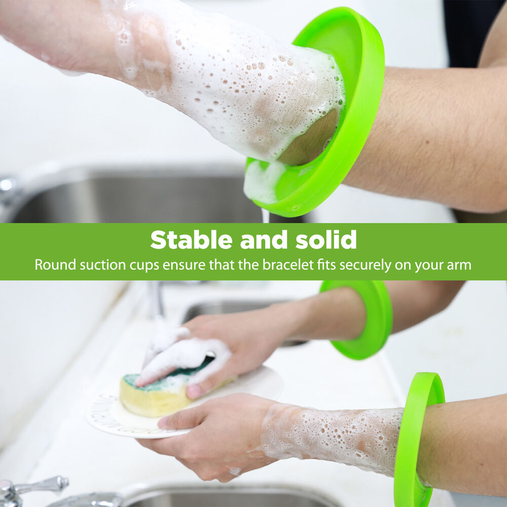 Silicone Dual-function Fixed Clothes Bracelet/Anti-drip Bracelet Gadget for K