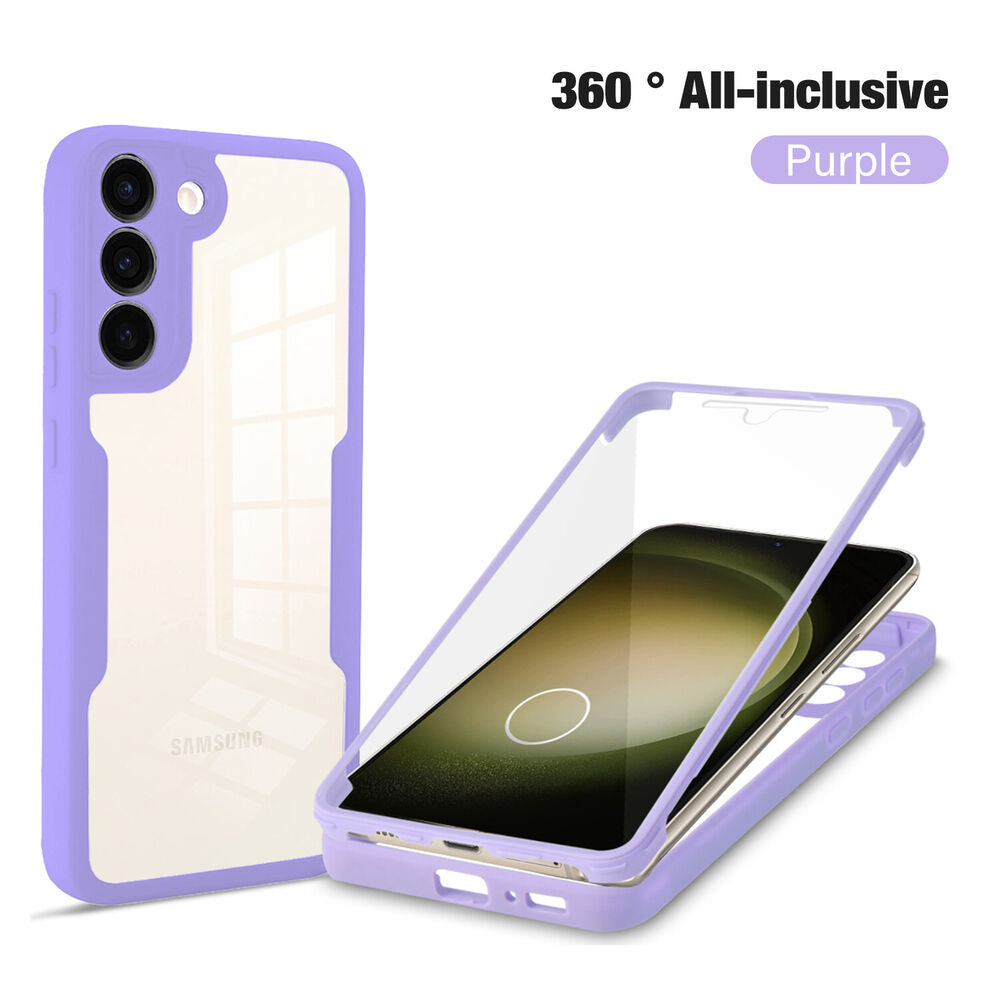 Shockproof 360°Full Body Silicone Case For Samsung S21 S22 S23 Ultra A54 A53 A23