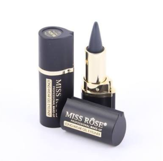 MISS ROSE Long-Lasting Waterproof Black Eyeliner Kajal Eye Liner