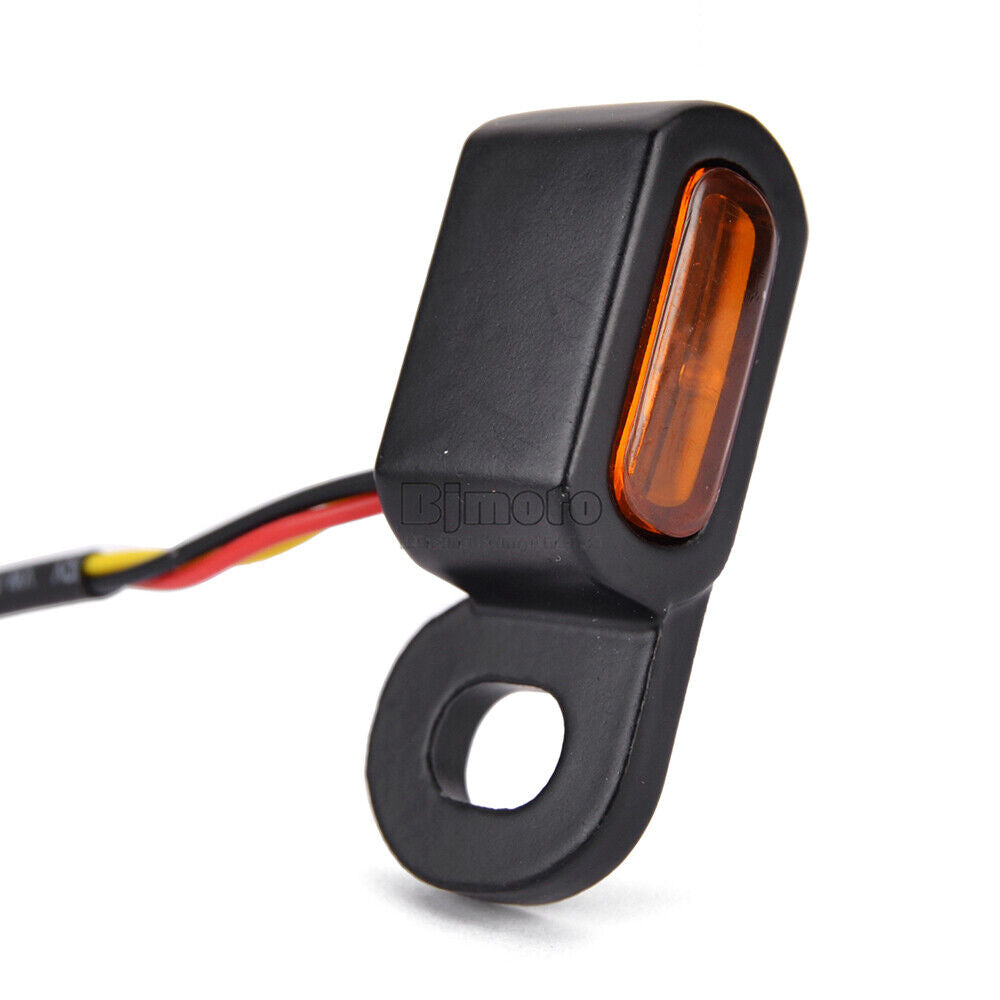 LED Mini Motorcycle Tail Rear Light License Plate Light Turn Signal Indicator