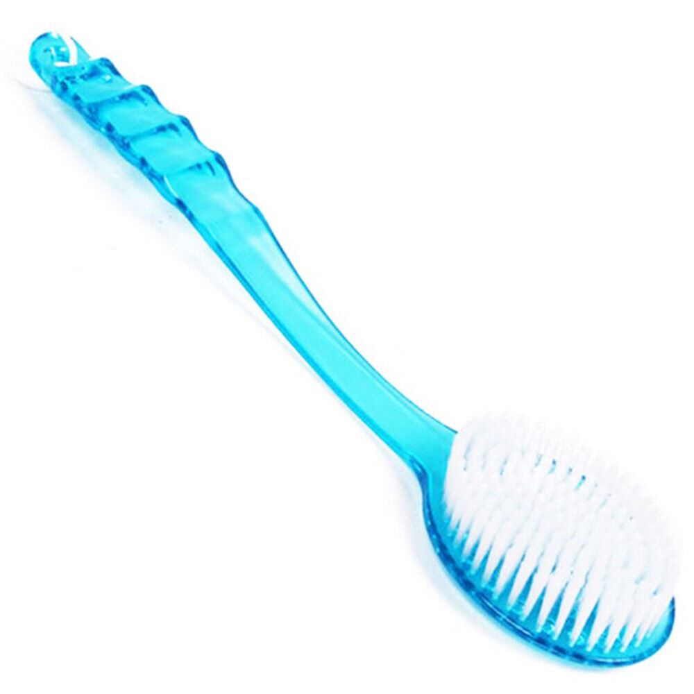 Back Brush Scrubber Long Handled Bath Shower Body Massager Skin Cleaning Tool