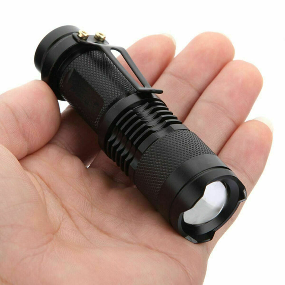 Mini 5x Q5 LED Flashlight Torch Adjustable Focus Zoom Light Lamp 1200LM