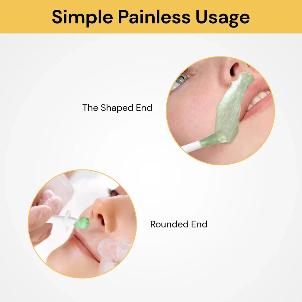 Nose Ear Hair Removal Wax Kit Sticks Painless Easy Mens Nasal Waxing Nose Wax