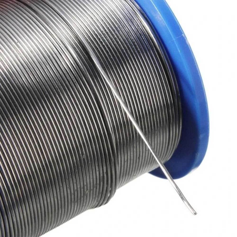 300g 1-2mm Tin Lead Wire Reel Soldering Solder Fluxed Core Electronics Lead Flux