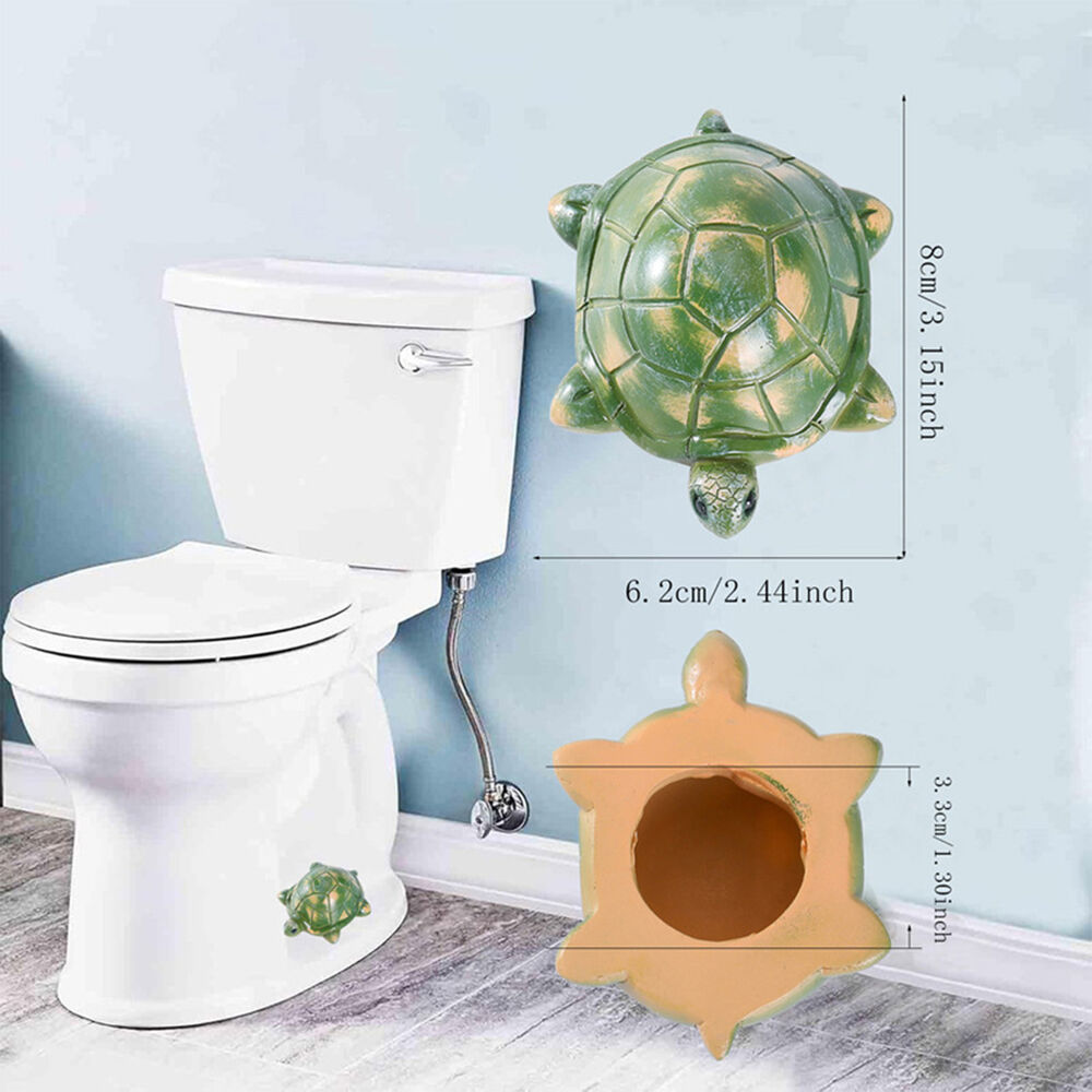 2Pcs Toilet Bolt Covers Ceramic Toilet Bolt Caps Cute Frog/Fish/Tortoise